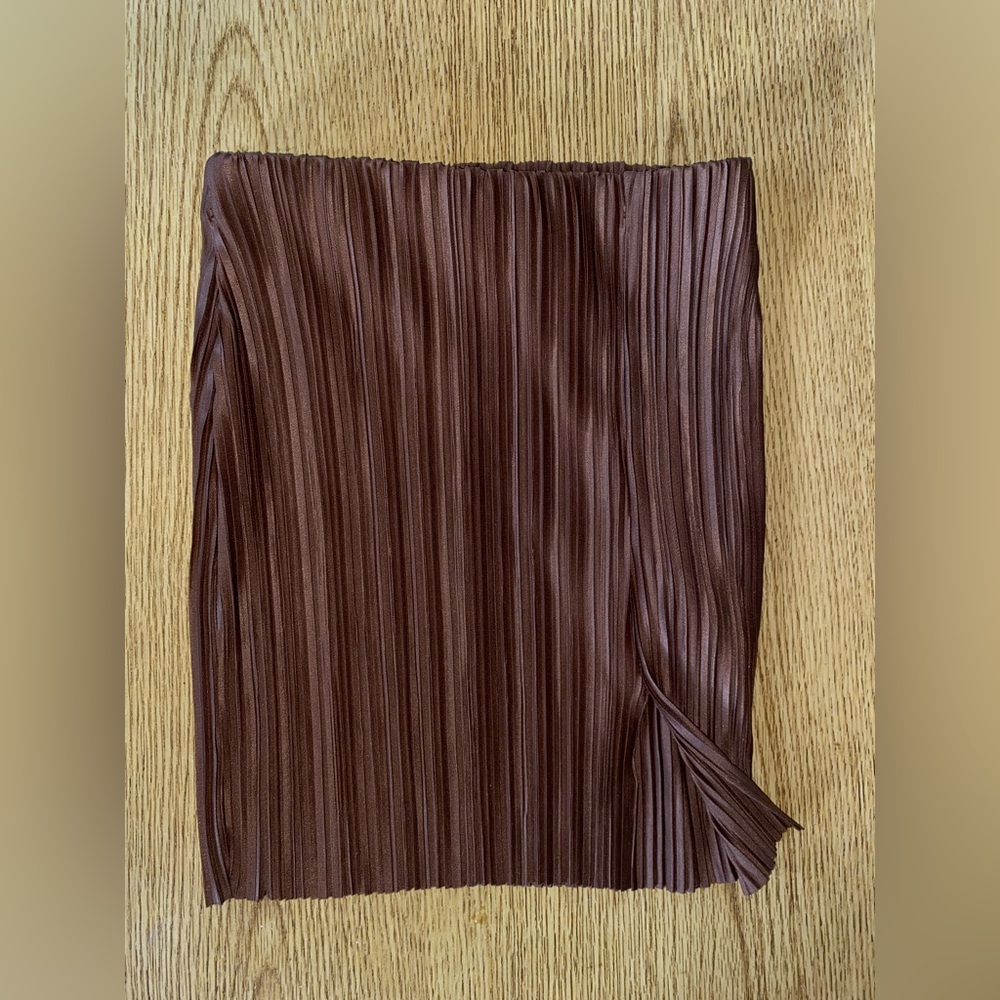 PrettyLittleThing Chocolate Brown Pencil Skirt